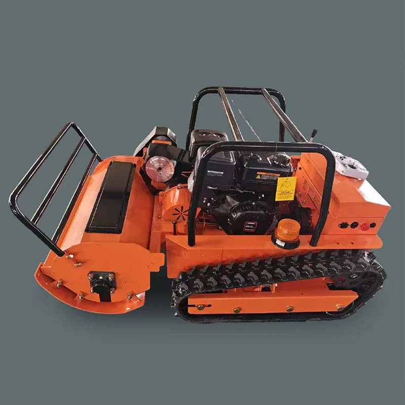 Remote-Controlled Tracked Lawn Mower, All-Terrain Gas-Powered, High-Horsepower Lawn Mower for Landscaping (Customized)