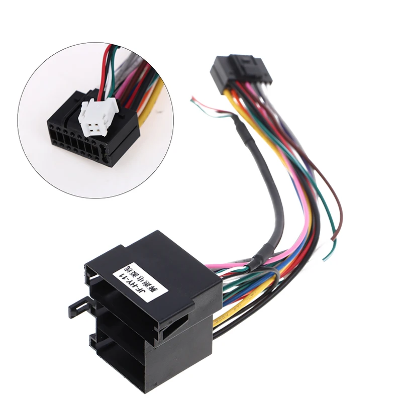 

16-контактный кабель питания для автомобильной магнитолы Android, GPS-мультимедийного плеера, аксессуар для автомобильного MP5-плеера