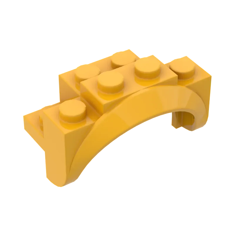 10 قطعة أجزاء MOC 35789 عجلة قوس قطعة من نسيج 2x4x2 الطوب المتوافق لتقوم بها بنفسك تجميع اللبنات الجسيمات طفل لعبة الدماغ هدية
