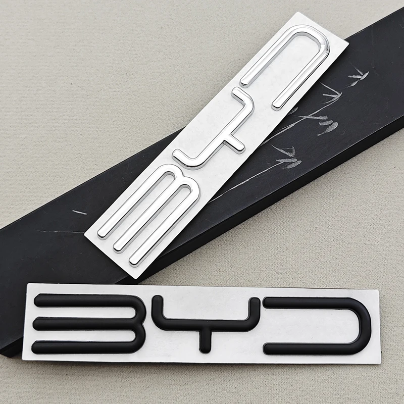 

3D Metal Car Sticker Logo BYD Rear Trunk Badge Emblem Decals For BYD Atto 3 Dolphin Seal Han EV Tang EV Seagull Auto Accessories