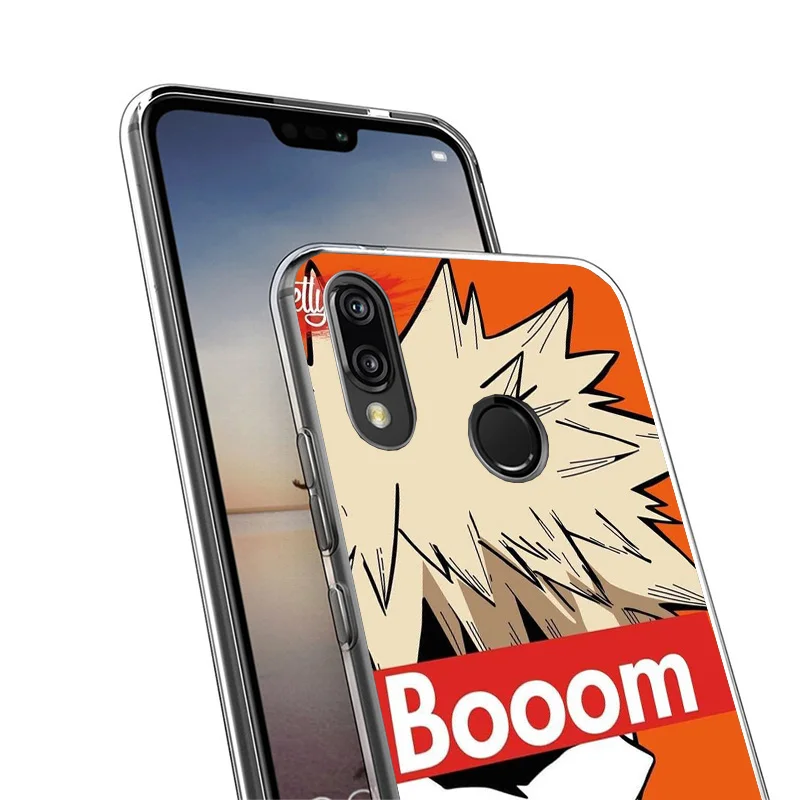 My Hero Bakugou Katsuki Cover Phone Case For Huawei P40 P30 P20 P10 Lite Mate 20 10 Pro P Smart Z Y5 Y6 Y7 Y9S Soft Fundas Shell