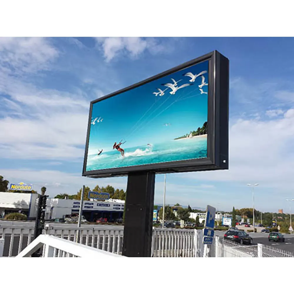 South Africa 18 Sq Meters Full Color Big Lowest Price Wall Mounted Fixed P8 Smd Outdoor Led Screen for Advertising