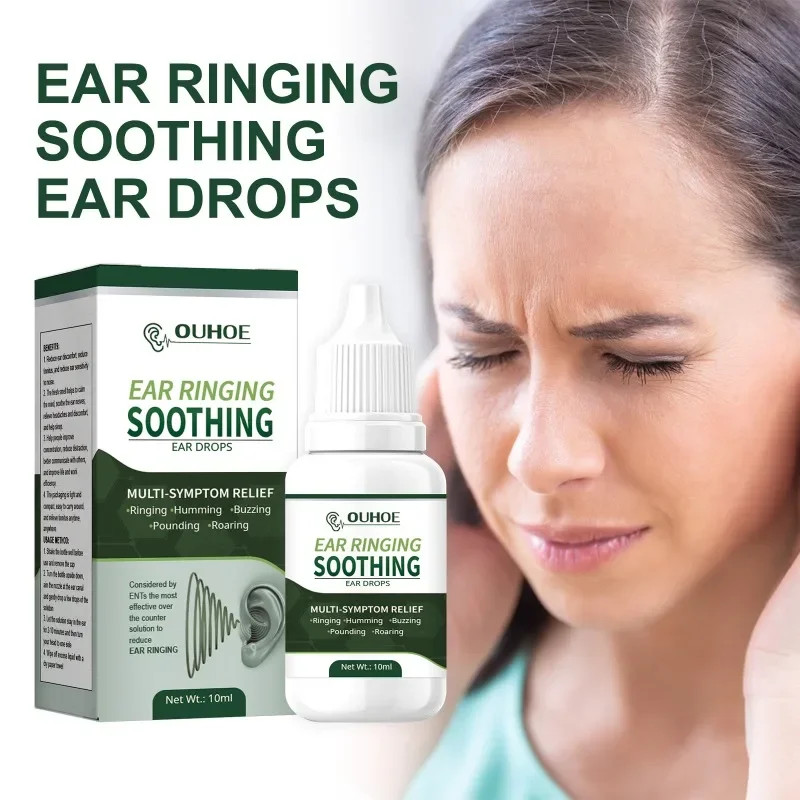 Tinnitus Relief Drops cleansing ear relieve Deafness Itching Ear Ringing Earache Health Care Treatment ear Hard Hearing oil