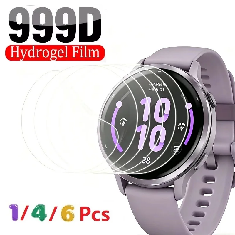 

Protective Film For Garmin Vivoactive 5 3 4 4s 6 Venu 4 3 3s 2 plus 2s Screen Protector Not Glass Soft Watch Hydrogel Film Foil