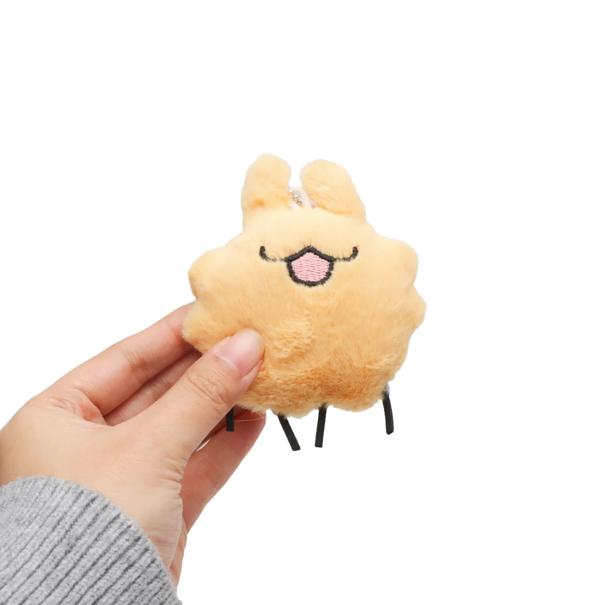 مصغرة Kawaii الجوف فارس الحرير أغنية الحيوانات الأليفة البرغوث الكلب مروحة البرغوث الكلب سوف نكش المفاتيح أفخم دمية قلادة للأطفال عيد الميلاد هدية عيد الميلاد #2