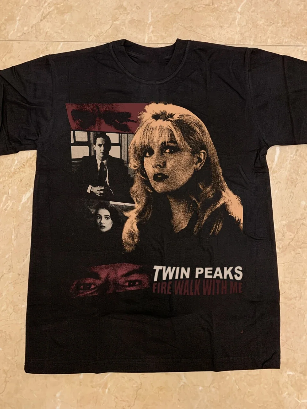 

Футболка Twin Peaks Fire Walk with Me 1992, подарок для фанатов, мужская одежда, одежда для спортзала, эстетичная женская одежда с круглым вырезом, винтажная одежда
