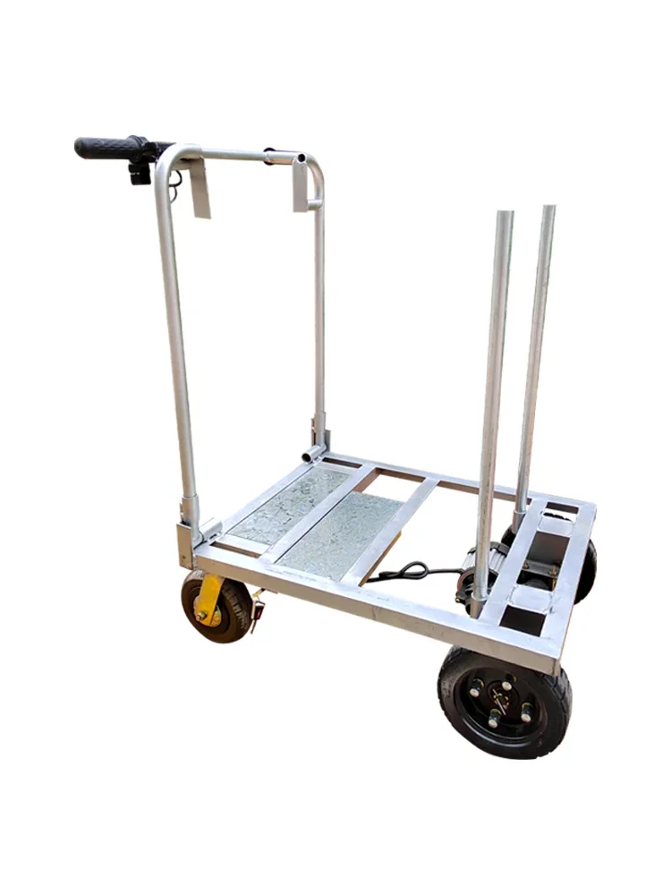 

The electric tile trolley can climb into the elevator and enter the home, and it supports customized pallet trucks, trolleys,