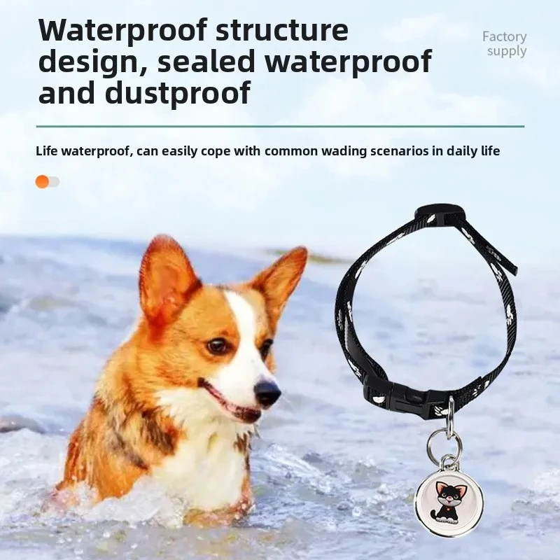 

Pet Anti-Lost GPS Tracker Real-time Tracking Bluetooth-compatible Waterproof Smart Wearable Locator for Dog Cat Collar Finder