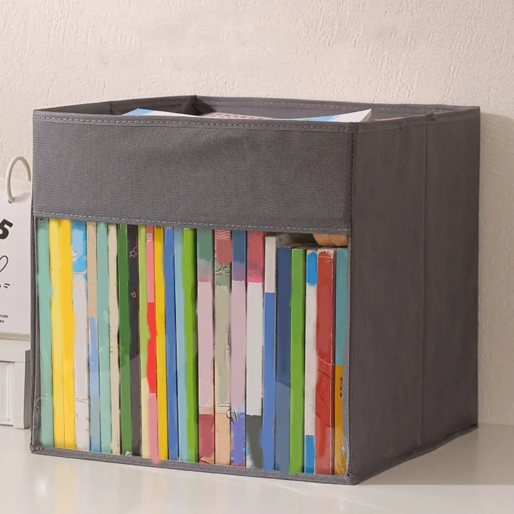 

Прочная сумка для хранения книг из нетканого материала. Видимая складная сумка для комиксов. Водонепроницаемый компактный органайзер для игрушек. Общежитие.