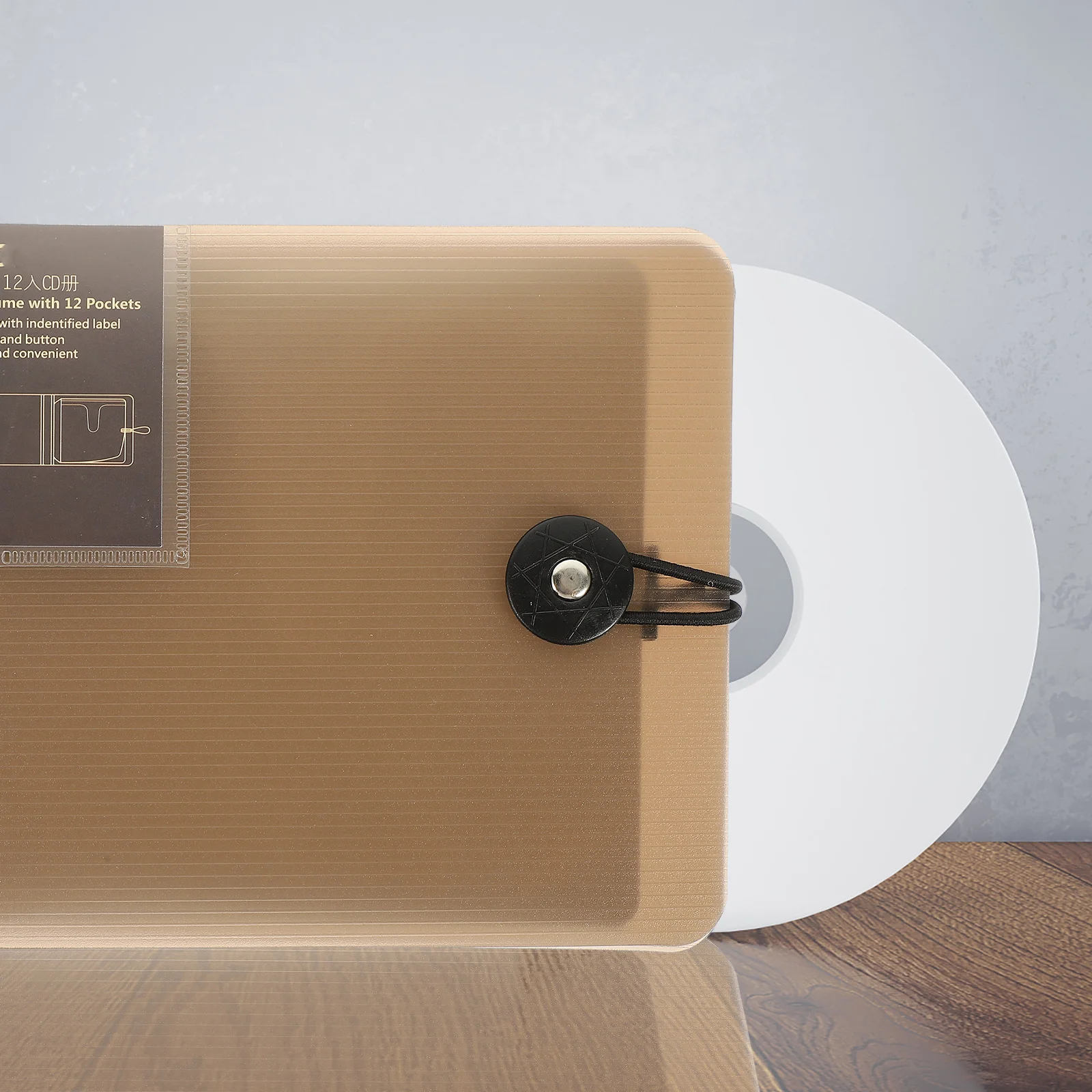 

Cd Dvd Storage Case 12 Disc Capacity Lightweight Protective Binder with Clear Classification Pouch for Safe Transport and Space