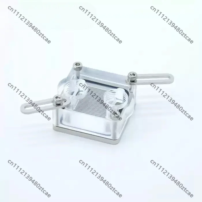 Transparent Water Cooling Block North‑South Bridge Heat‑Sink For Drone Amplifier Robot PC DIY Liquid Cooling Parts