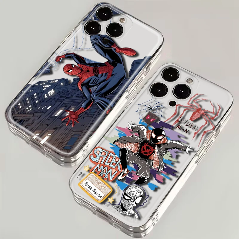 E29 spiderman Soft Case for Moto G9 Powe One Pro E12 E22I E22 G52 G42 G32 G22 G23 Z2 Z Play P40 P30 Edge 30