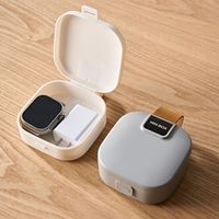 Mini Charger Storage Box Multi-functional Portable Multifunctional Storage Box Plastic Earphones Data Cable Storage Box Office