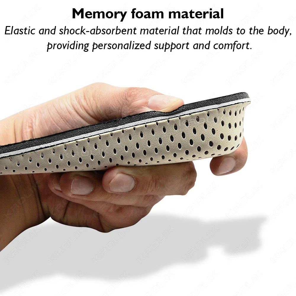 رغوة الذاكرة إيفا الارتفاع زيادة قوالب نعل 2-5 سنتيمتر تنفس الترا خفيفة مرتفعة النعال الرياضية للرجال النساء الأحذية إدراج #4