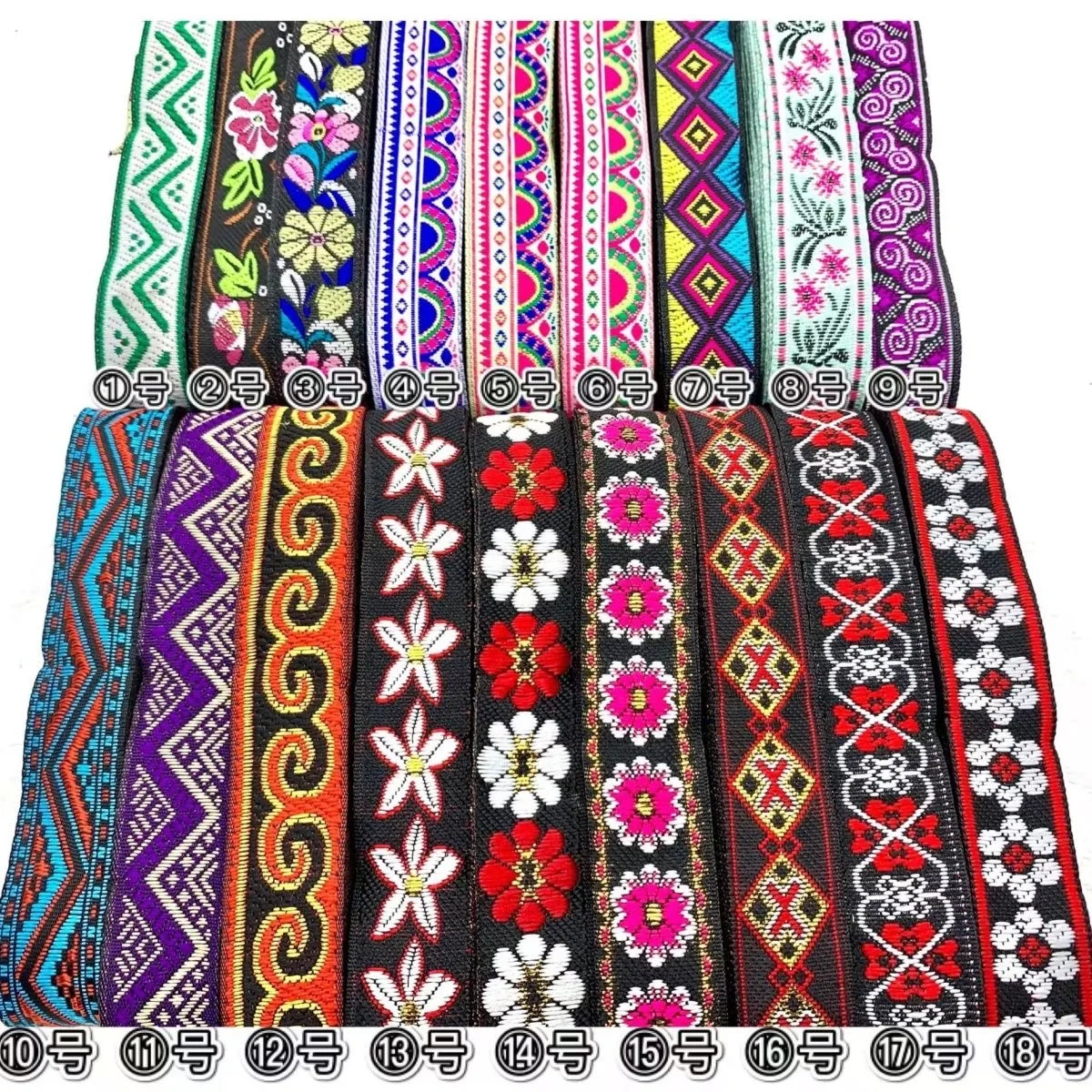 

2 см 7 ярдов жаккардовая лента с геометрическим узором, этническая кружевная лента с отделкой для шитья одежды