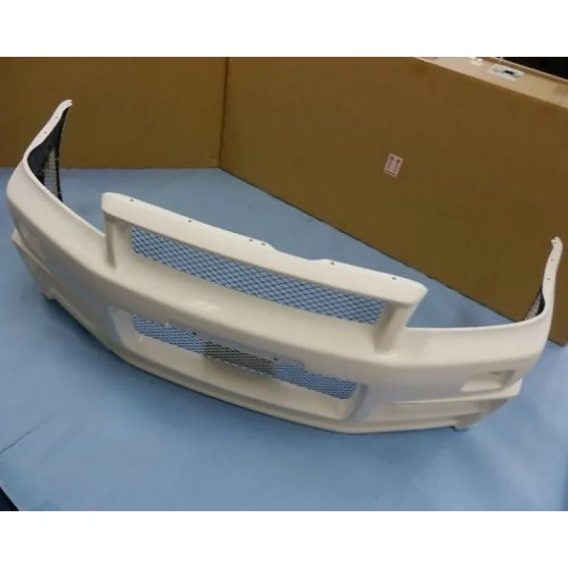 

SAAR подходит для Nissan Skyline GTR34, замена бампера, модификация Z Tune, углеродное волокно, передняя часть, большой объемный звук