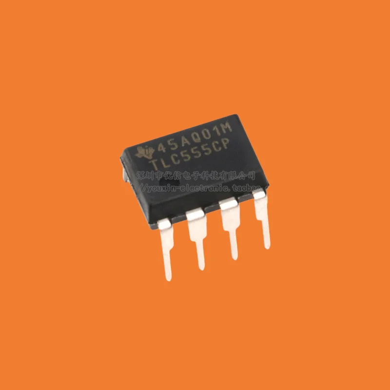 10pcs/Original genuine direct insertion TLC555CP chip timer CMOS DIP-8
