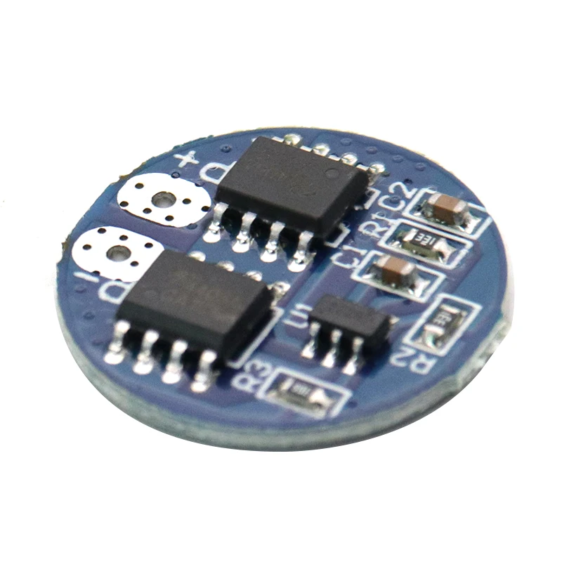 2 strings of 8.4V lithium battery protection board, round 7.4V overcharge and over-discharge protection, 5A working current, 7A