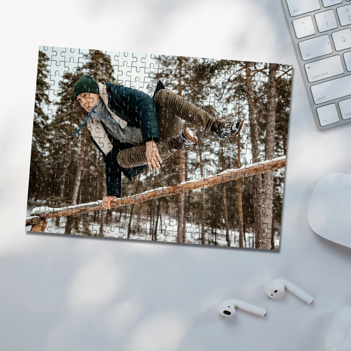35/300/500/1000pcs Personalized Custom Photo Puzzle photo Friends A Memorable Keepsake Or A Special Celebration