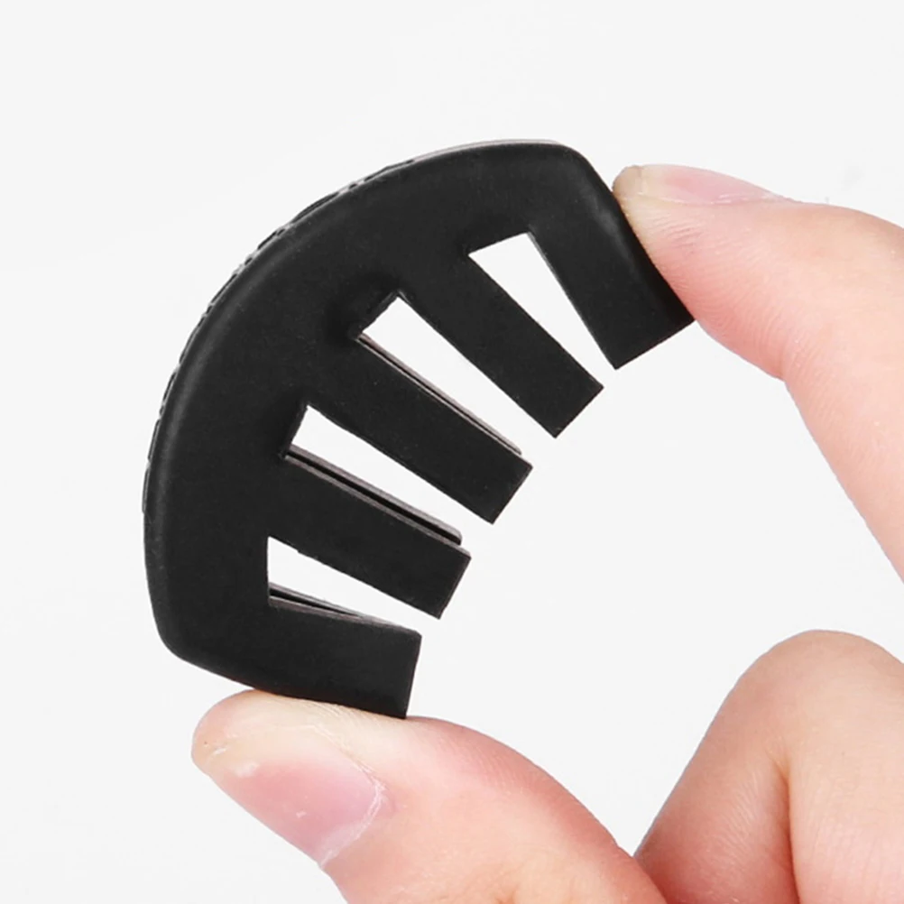

6 Pcs Violin Mute Instrument Accessories Musical Guitar Accessory Rubber Practice