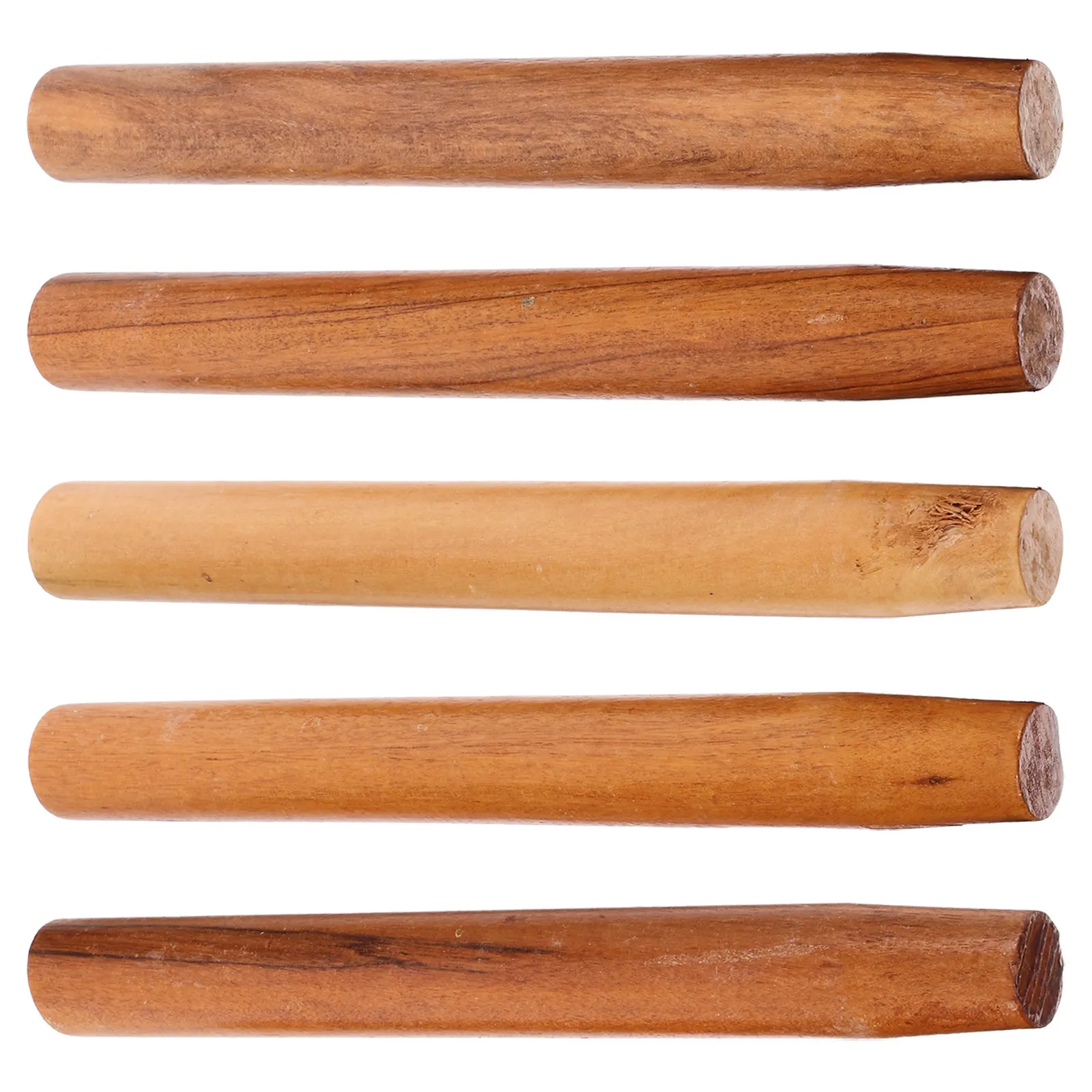 5Pcs Wood Handle Replacement Ergonomic Design 30Cm Comfortable Grip for Garden Farm Shovel Tool Upgrade Repair