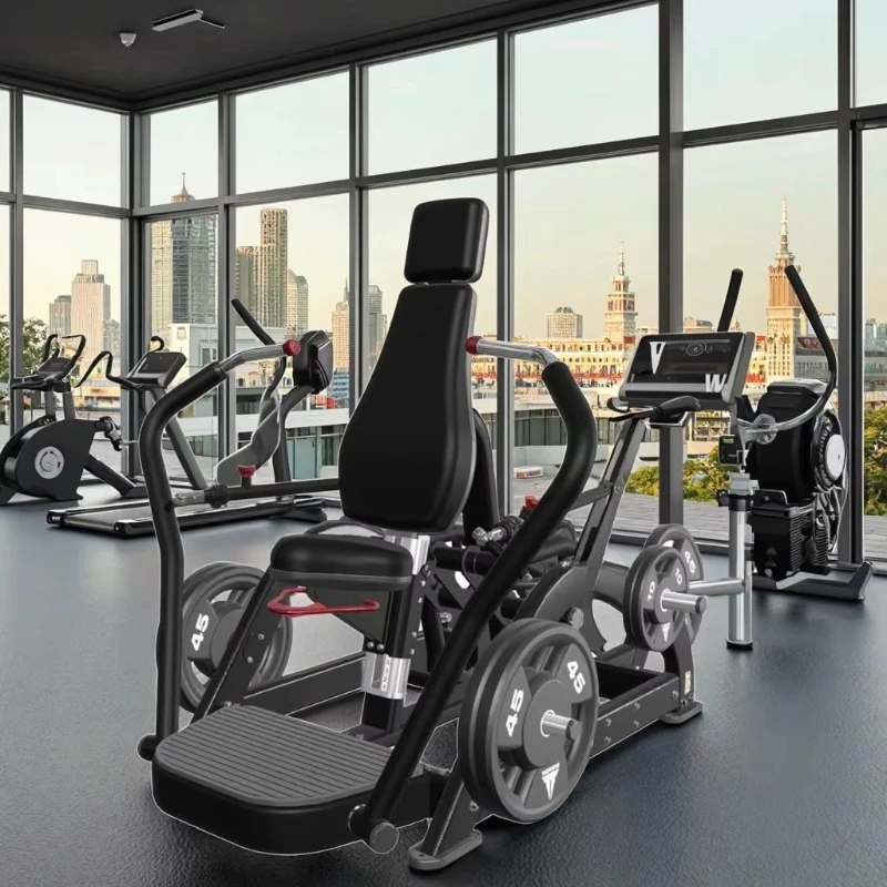 Unisex Multi-Function Fitness  Seated Rowing Machine for Back Muscle Exercise Training Workout Equipment
