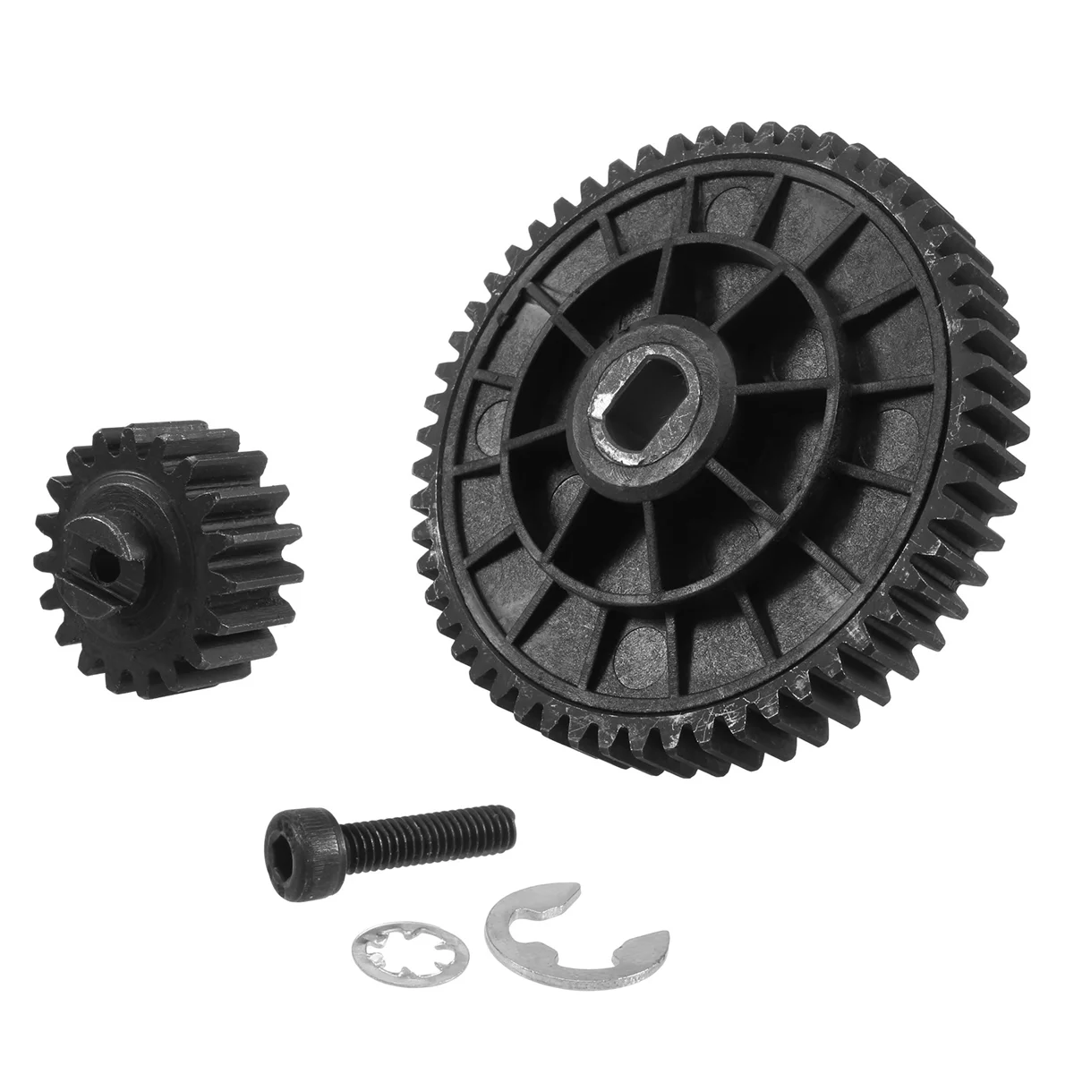 X55A-Off Road Car High Torque Spur 55T/19T Metal Gear Kit Fit 1/5 BAHA ROVAN KM BAJA 5B 5T 5SC Game