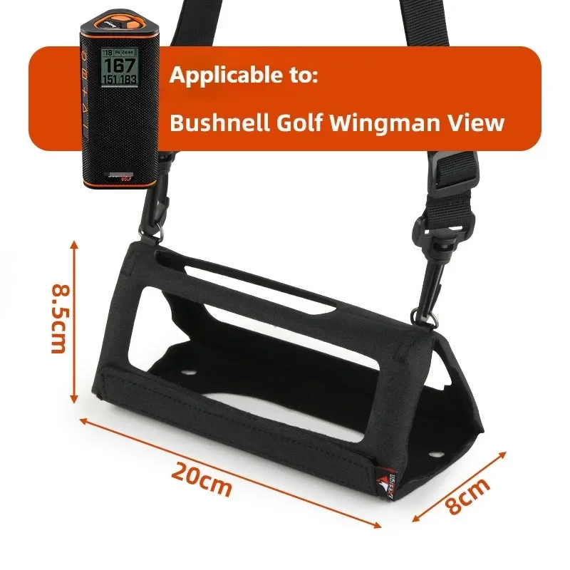 Shoulder Strap Case for Bushnell Golf Wingman View Speaker Protective Case With Adjustable Shoulder Strap Pouches