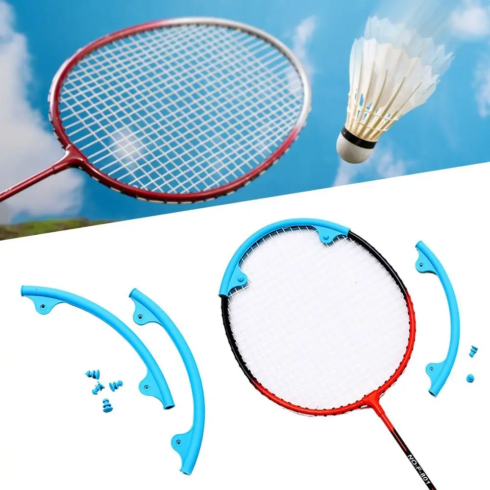 

2PCS Multicolor Badminton Racket Head Protector Shock Absorption Silicone Racquet Protection Cover Anti-break Antiwear