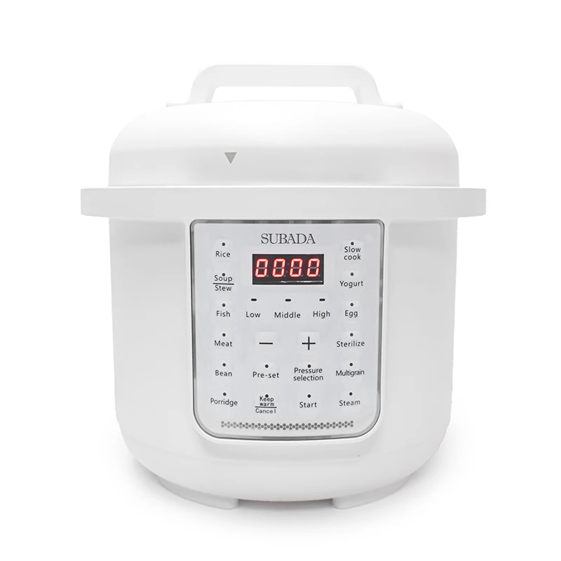 Multi-purpose Electric Pressure Cooker Full Automatic 6L Smart Rice Cooker Intelligent Multi-function 70kpa Kitchen Slow Cooker