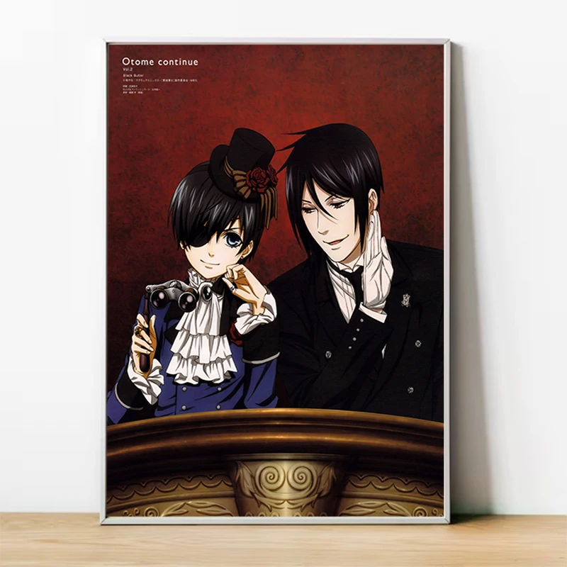 Posters Op De Muur Decor Canvas Schilderij Anime Zwarte Butler Poster Decoratieve Foto 'S Voor Woonkamer Tableau Decoratie Muurschildering