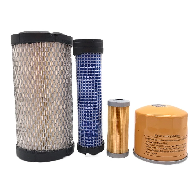 

For Yanmar Vio 17 Engine Oil Filter Element Diesel Air Grille Oil-water Separator Filter Excavator Accessories