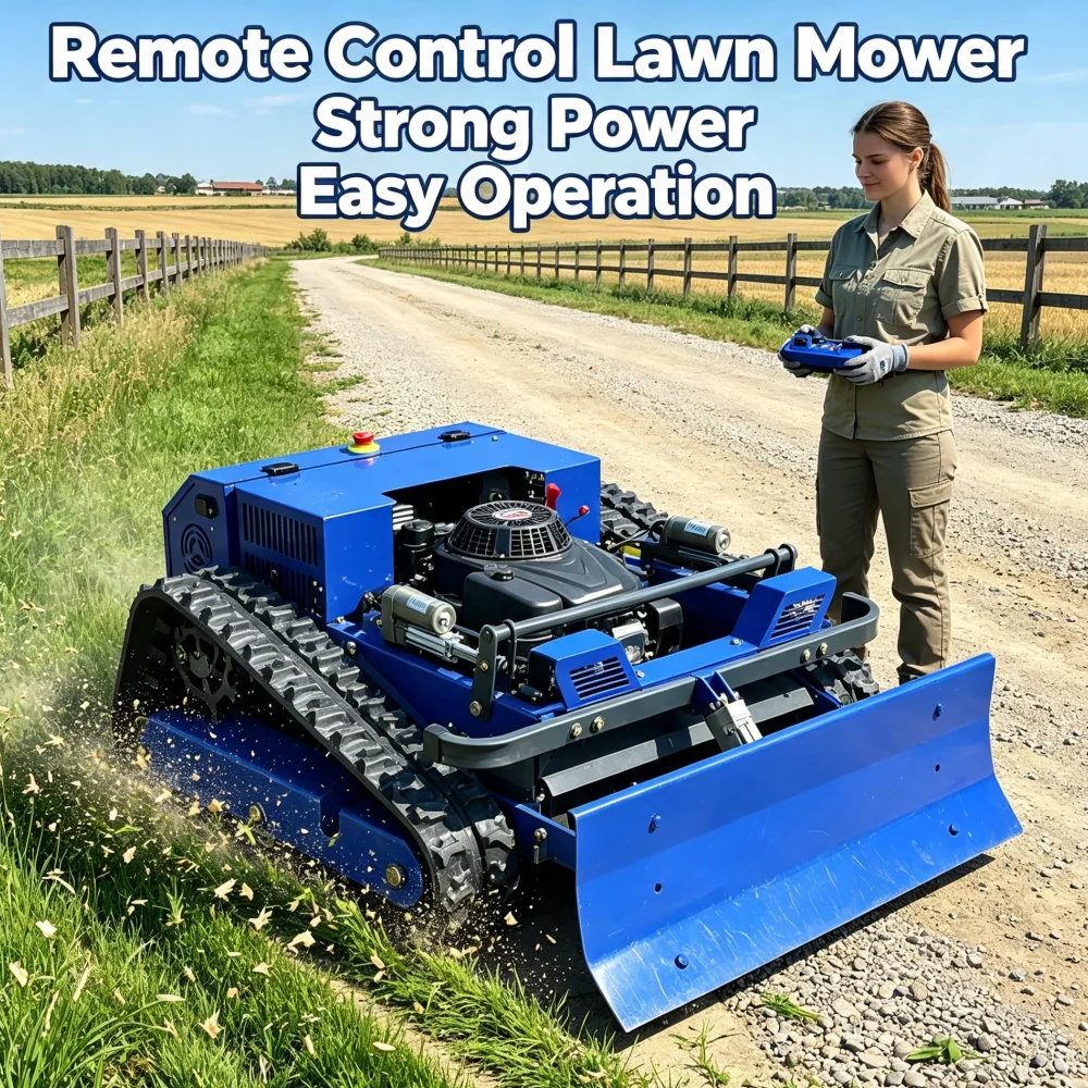 Customized Limited Offer Self Propelled Lawn Mower Remote Control Lawn Mower High Efficiency With A Display Fast Delivery