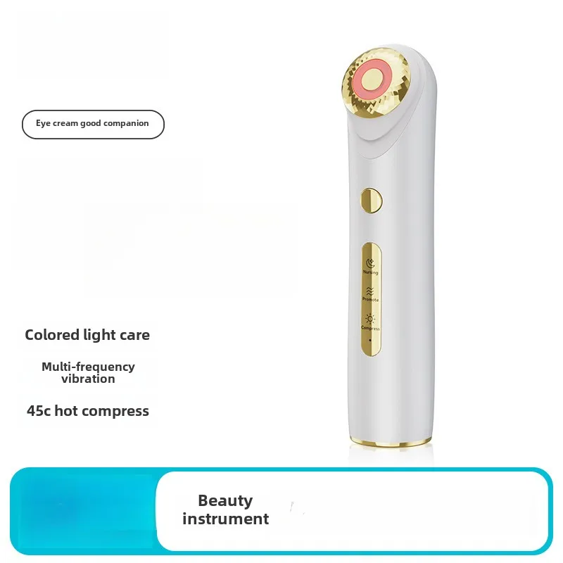 

Eye Beauty Instrument Eye Vibration Color Light Care Heating Micro-current Eye Cream Introduction To Beauty Instrument Household