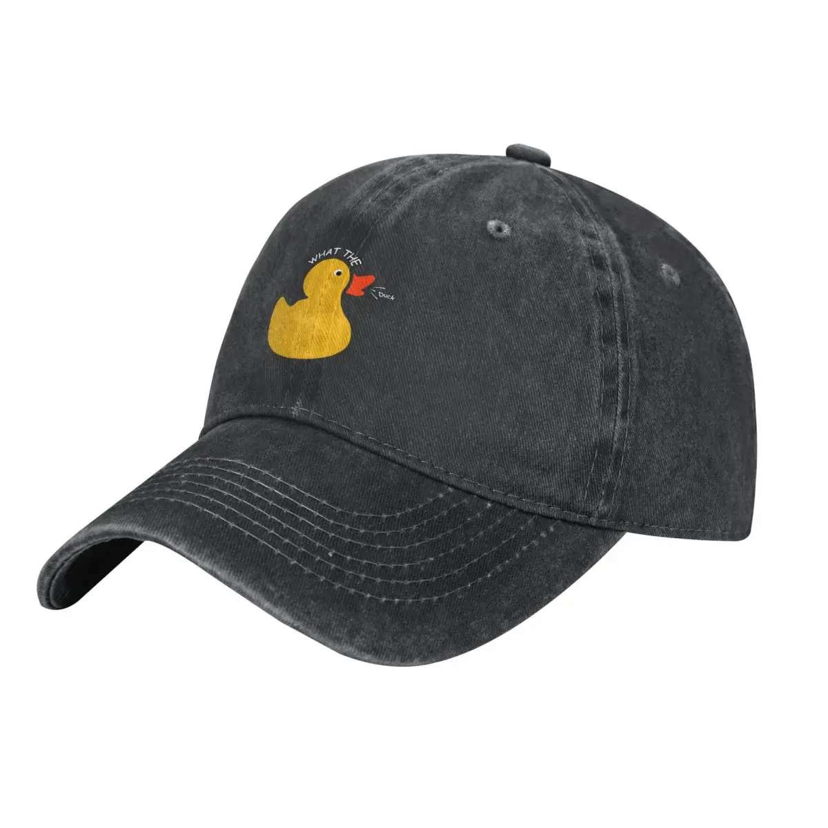 

What the duck Cowboy Hat Fashion Beach Trucker Hat tea Hat western Women's Men's
