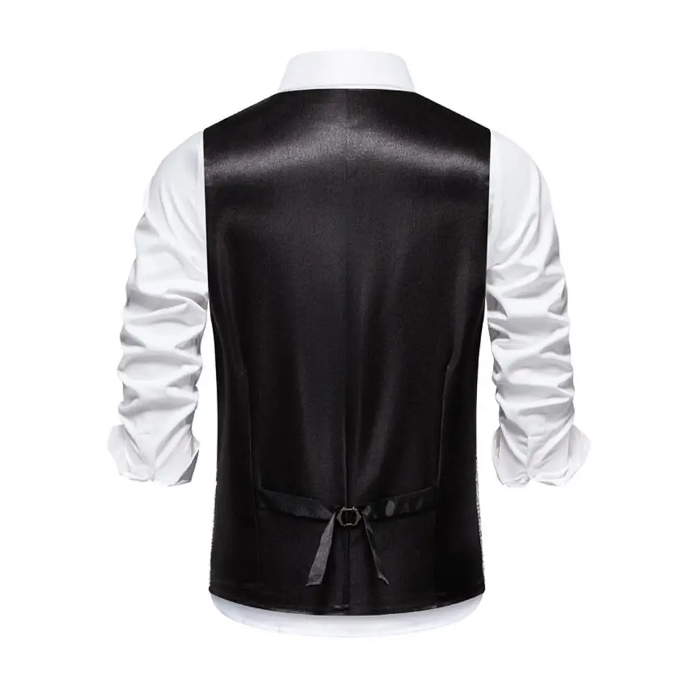 Fashion Men Luxury Sequin Suit Vest Slim Fit Tops Singer Magician Stage Performance Dress Waistcoat Nightclubs Vest Coat