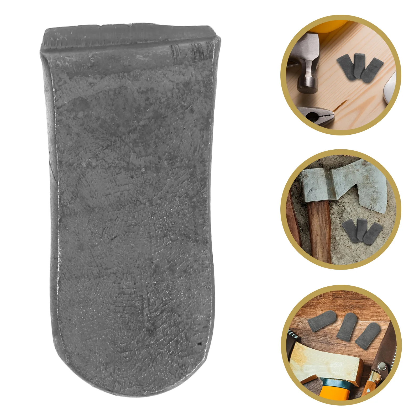 

3pcs Camping Hammer Wedge Mini Iron Hatchet Wedge Handle Fixing Accessory Axe Handle Knobs Wedge Flip Chisel Splitting Wedge for