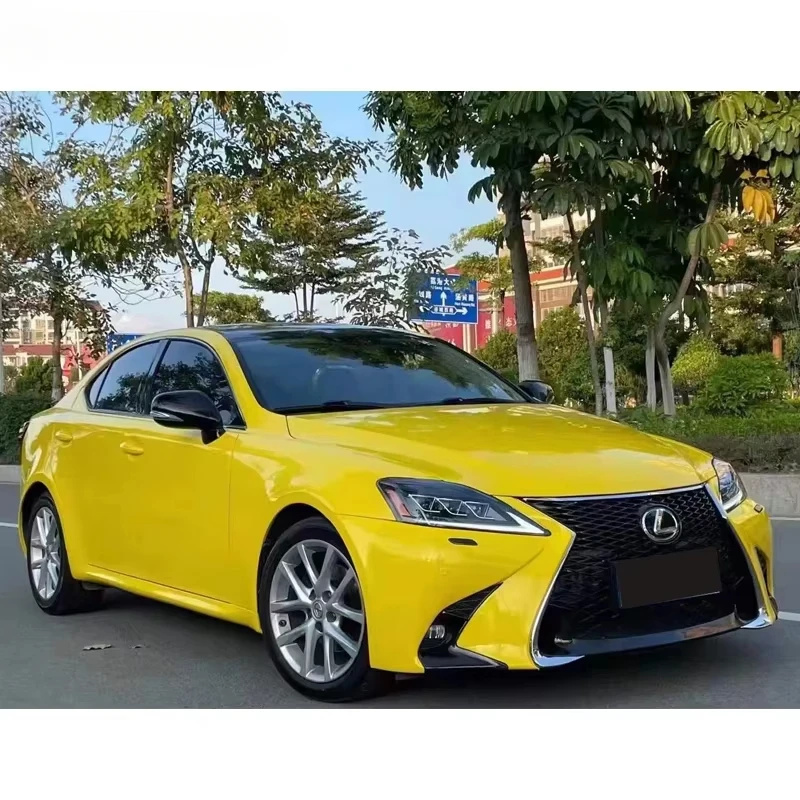 

For 2006-2012 Lexus is250 300 upgraded to GS style front bumper medium mesh carbon fiber lip