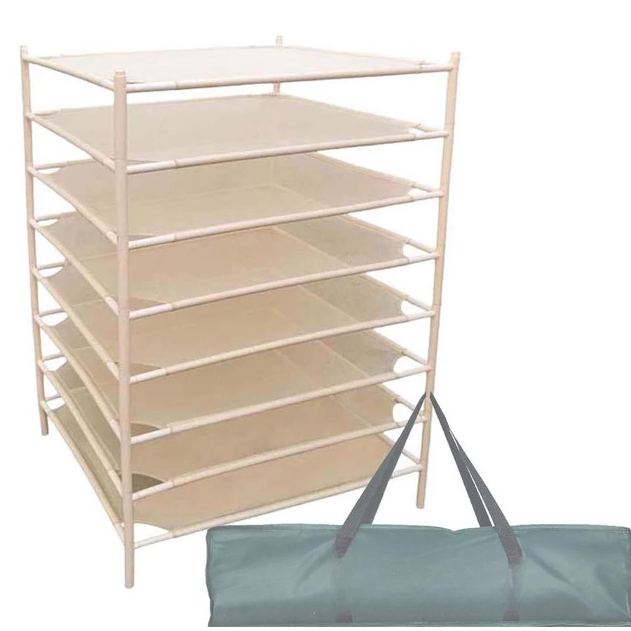 

Herb Drying Rack 8 Layer Drying Net Dryer Stand Square 28 x 28 Inch to Dry Laundry Clothes or Cure Plants Like Herb Fruit Flower