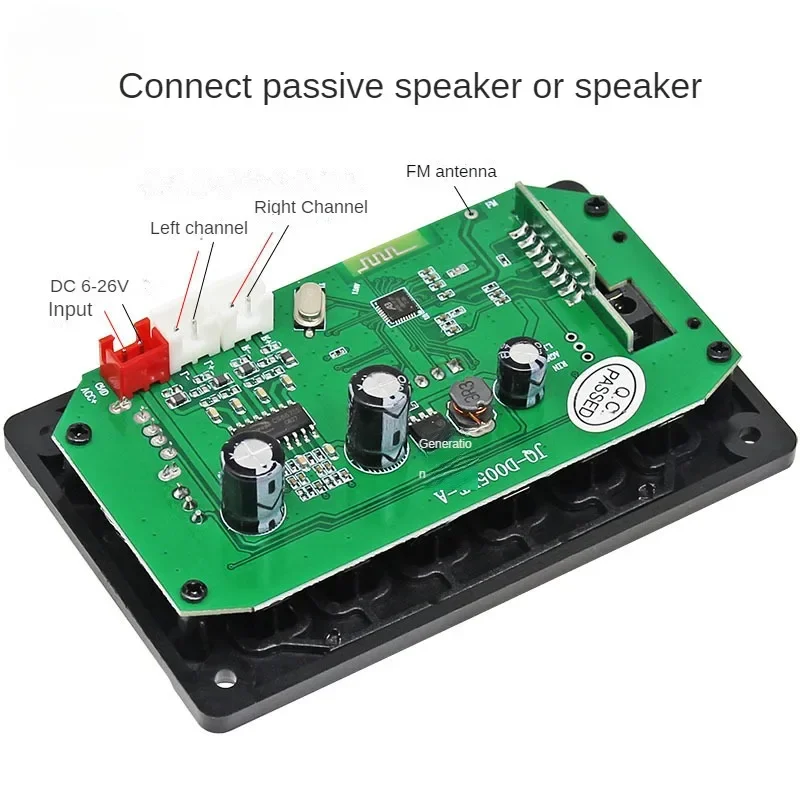 SOTAMIA 블루투스 파워 앰프 보드 2x40W 무손실 MP3 디코더 Hi-Fi 스테레오 미니 앰프 U 디스크 FM 라디오 TF 카드 디코딩 보드