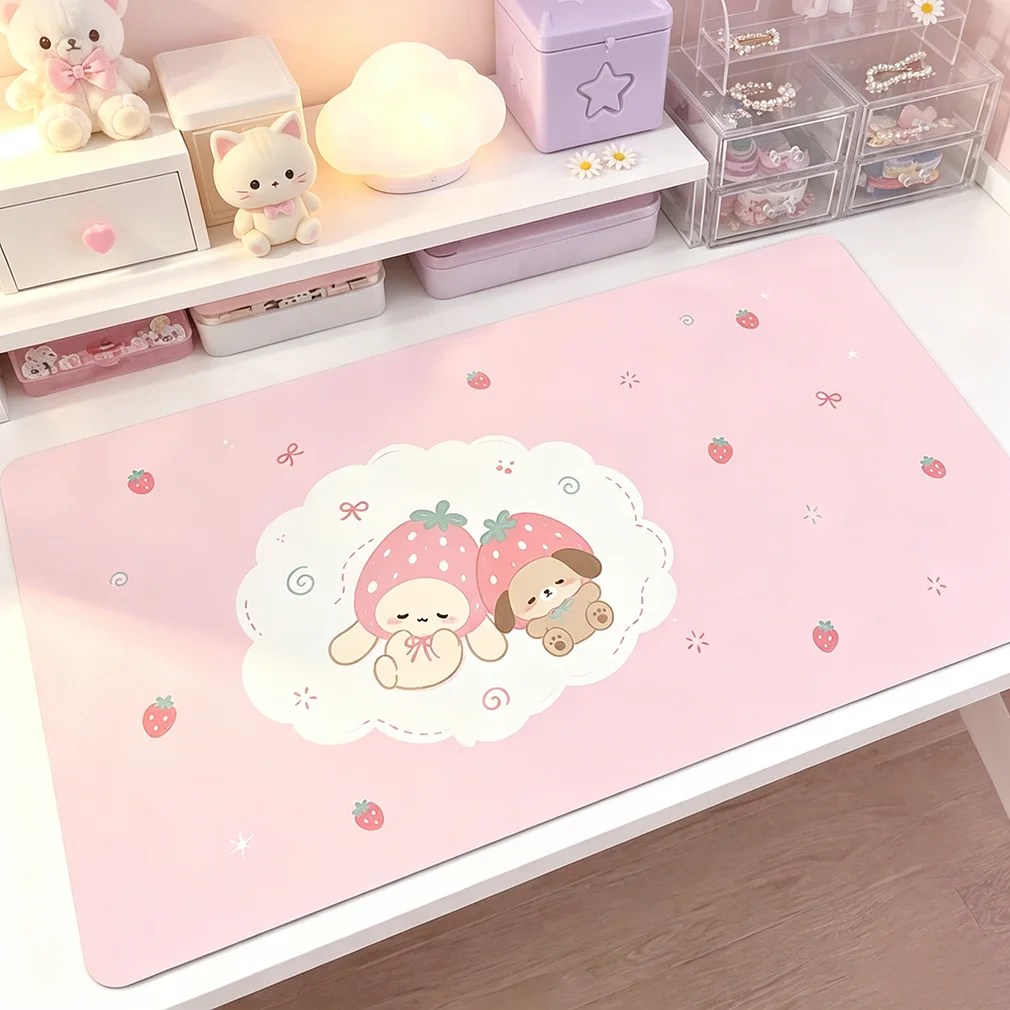 Leather Desk Pad Protector Pin - Laptop Accessories Pink recension och pris