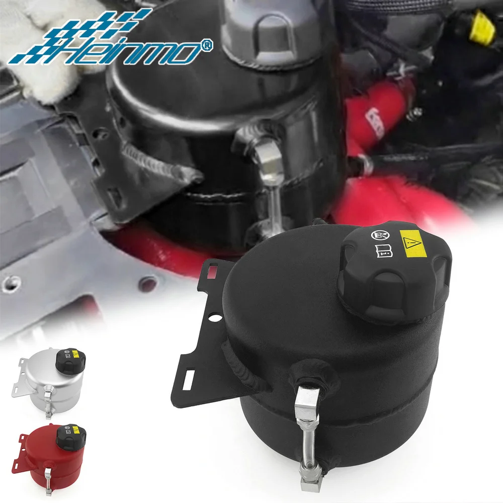 

For Mini Cooper R55 R56 R57 R58 Car Accessories Coolant Header Expansion Overflow Water Tank & Cap Reservoir Can Aluminum