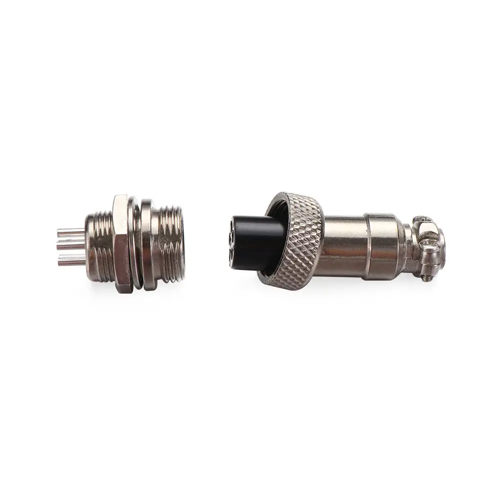 1Pair New 2/3/4/5/6 Pin Metal  Wire Panel Connector  GX12  Male&Female Aviation  Plug