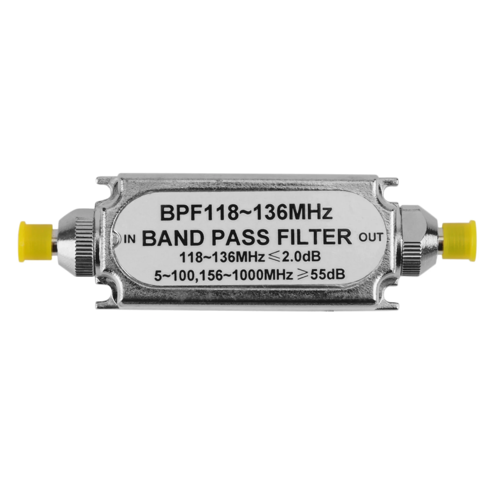 Imagem -02 - Filtro Bandpass Sma para Banda Aeronáutica A6011 118136mhz Novo