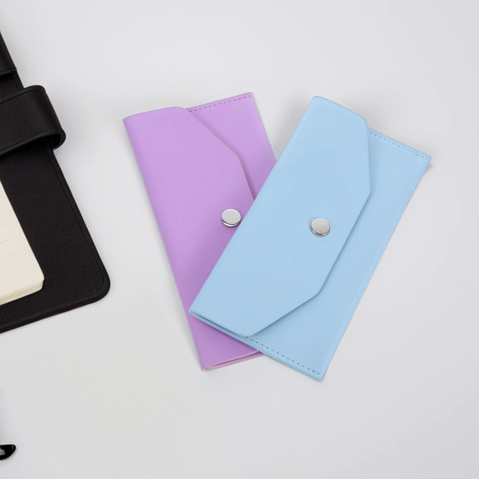 

2 Sets Cash Wallet Pocket Notebook Envelope Pouch Paper Envelopes for Budgeting
