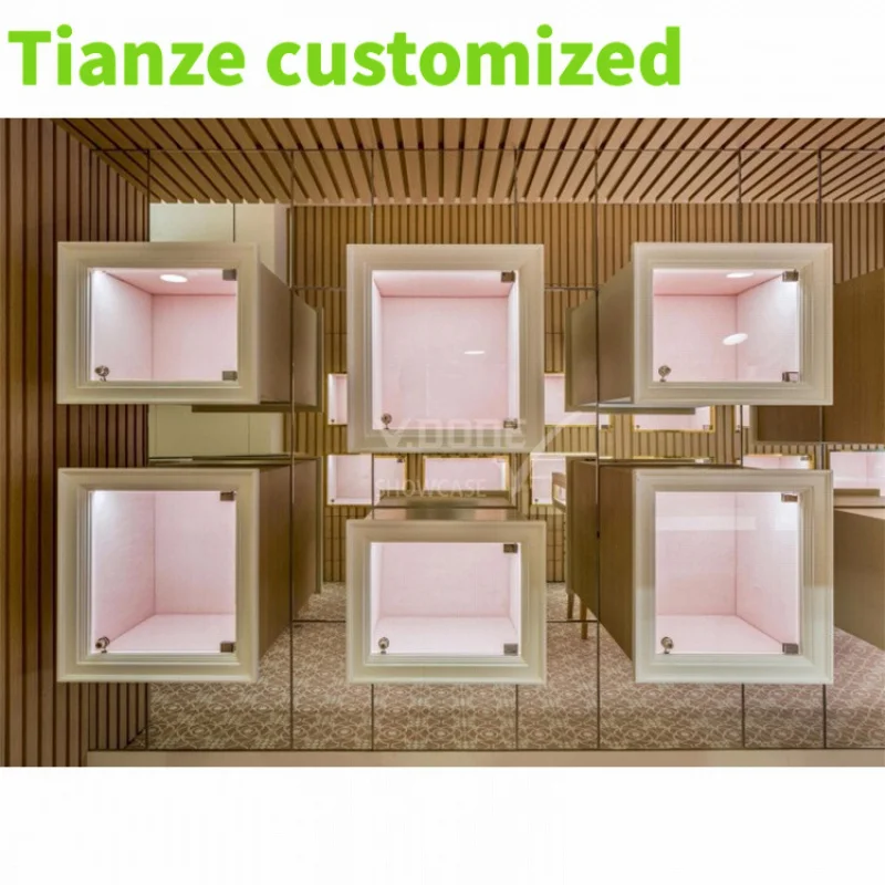 

Customized-jewelry display card smoke shop mobile phone counter arched display cabinet used jewelry showcases