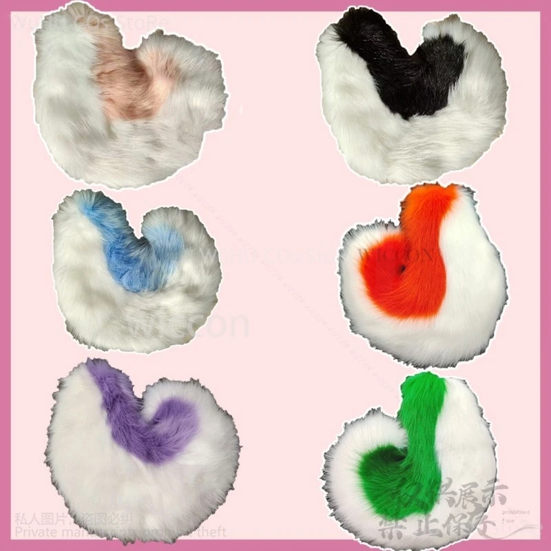 5 Colors Anime Furry Animal Tail Cosplay Kig Fursuit Kigurumi Costume Beast Shepherd Dog Tail Cute Accessories Puppy