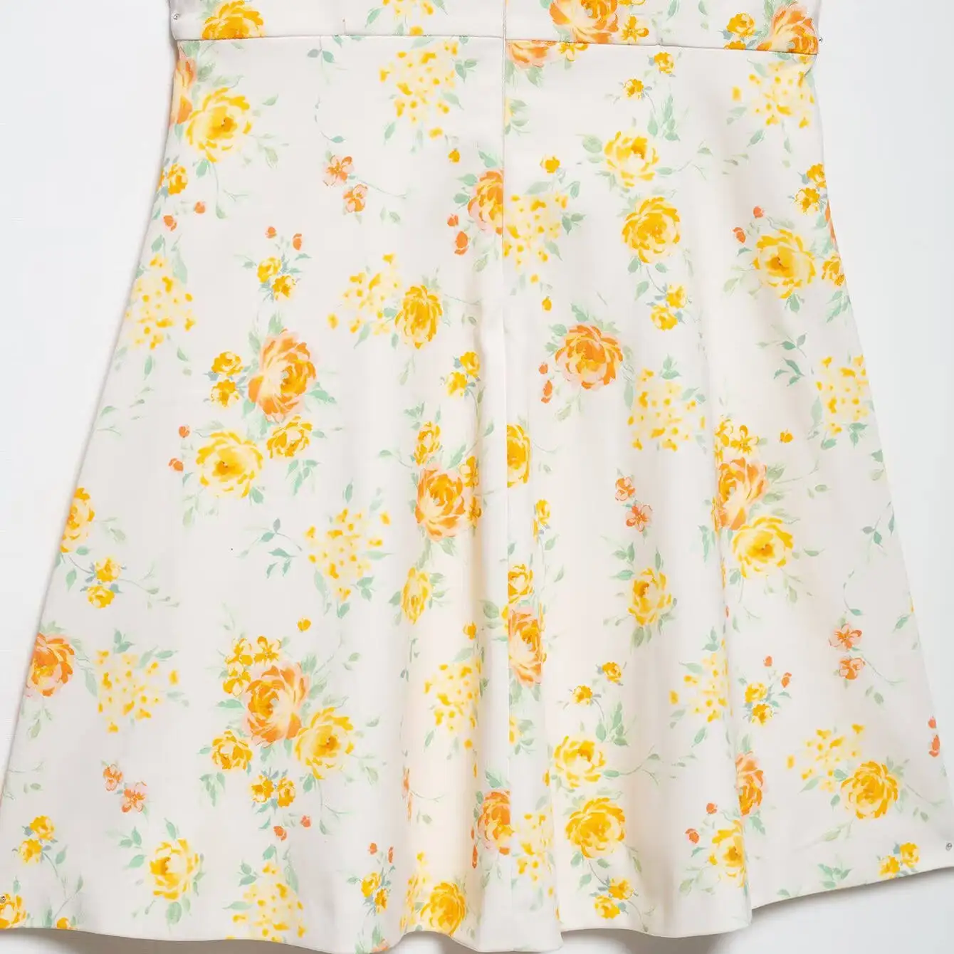 ZBZA ฤดูใบไม้ผลิใหม่ผู้หญิง Faion Design Knot ตกแต่งดอกไม้พิมพ์ Dr Cleanfit Sle เอว Cinched Svel Dr