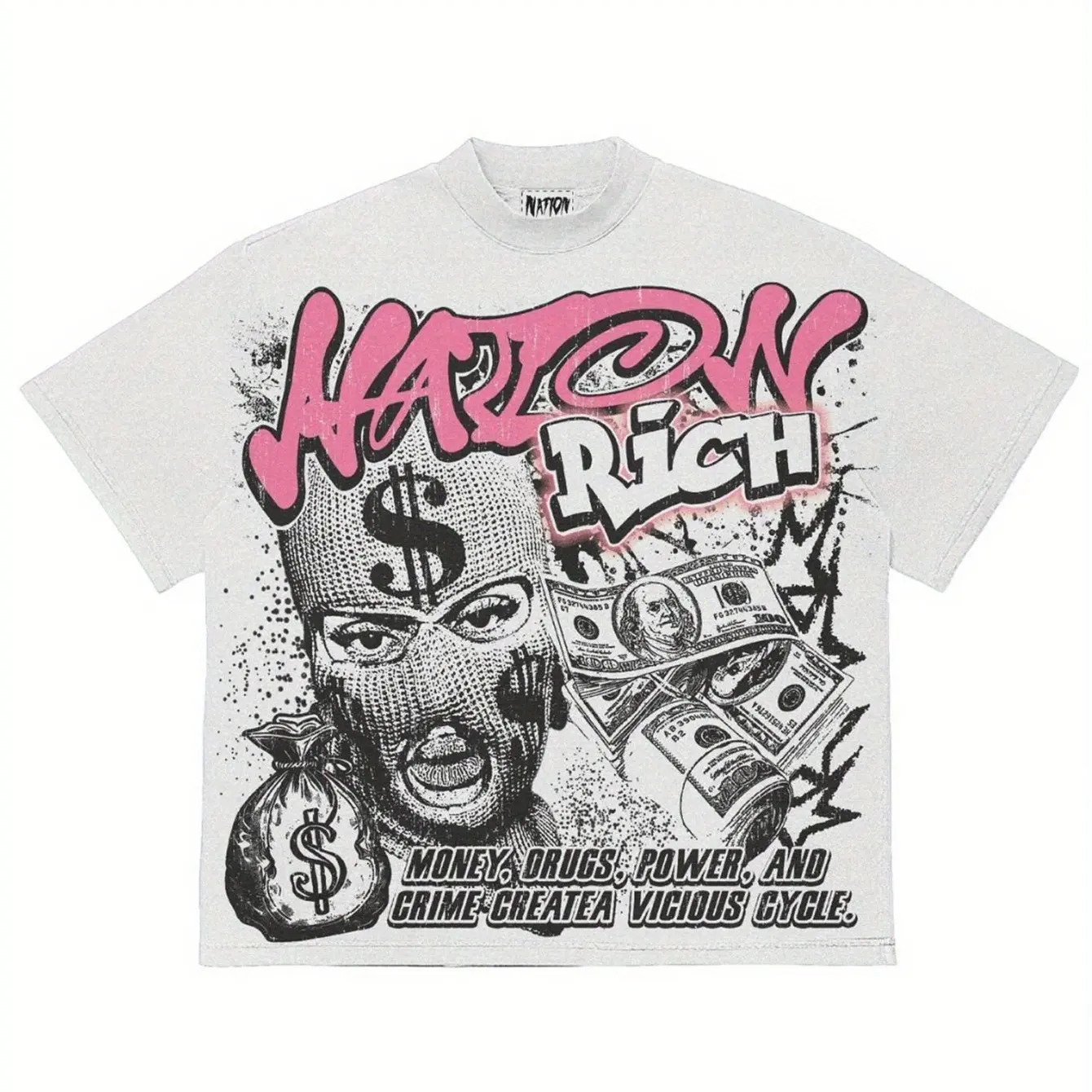 Y2K180g تي شيرت كاجوال مريح برقبة دائرية من القطن الخالص بنسبة 100% للرجال والنساء، مريح ومسامي