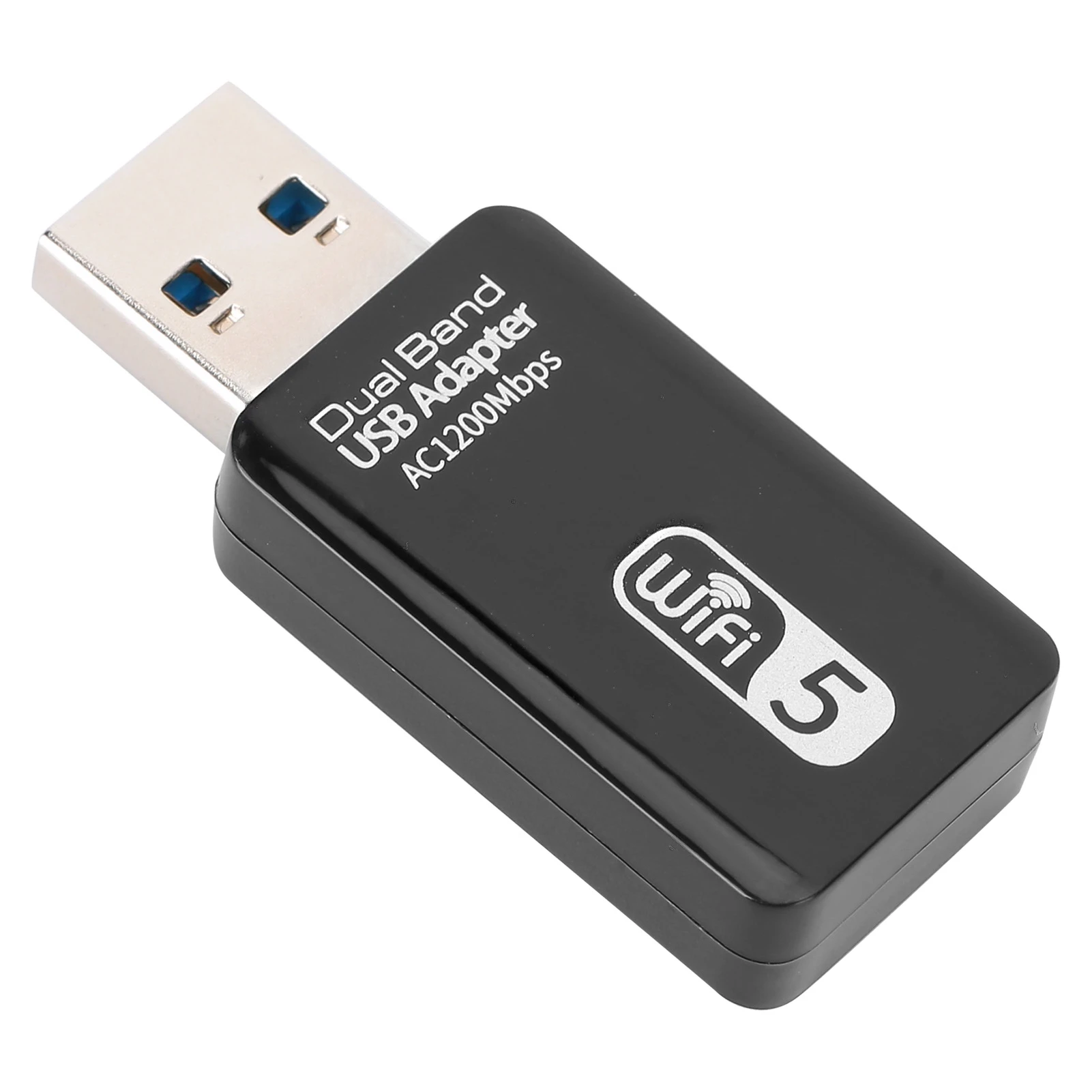 Dual Band USB Adapter WIFI5 AC1200Mbps 2.4GHz 5.8GHz Wireless Network Card USB3.0 Interface Wireless WiFi Network Card